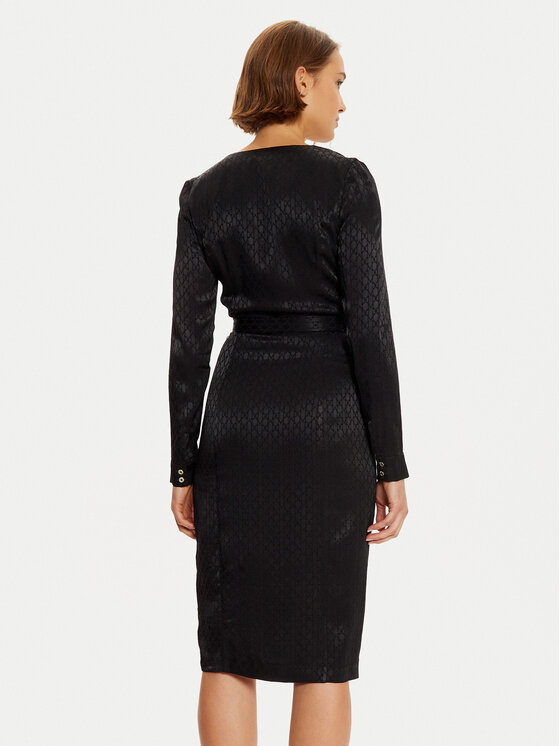 Marciano Guess Marciano Guess Коктейльна сукня 4BGK16 7169A Чорний Regular Fit