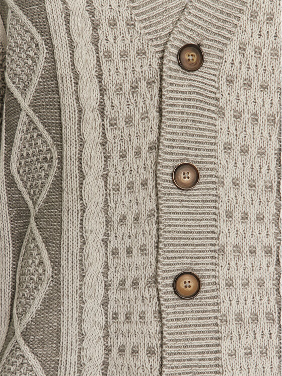 Brave Soul Brave Soul Kardiganas MK-248ASHBERY Pilka Regular Fit