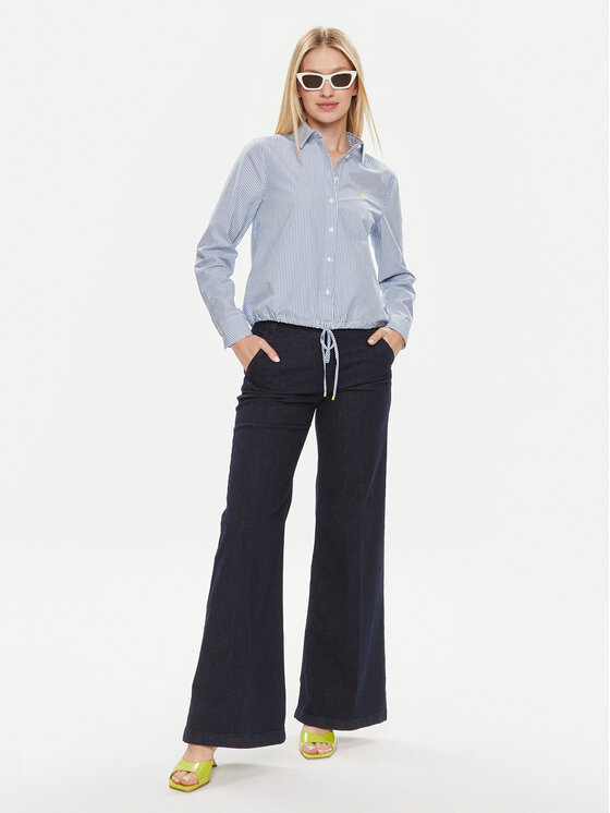 s.Oliver s.Oliver Košile 2142329 Modrá Regular Fit