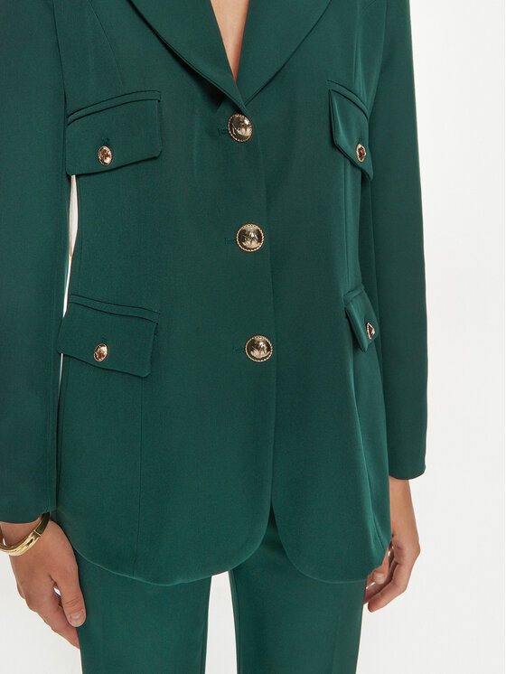 Maryley Maryley Giacca da abito 24IB156/43GU Verde Regular Fit