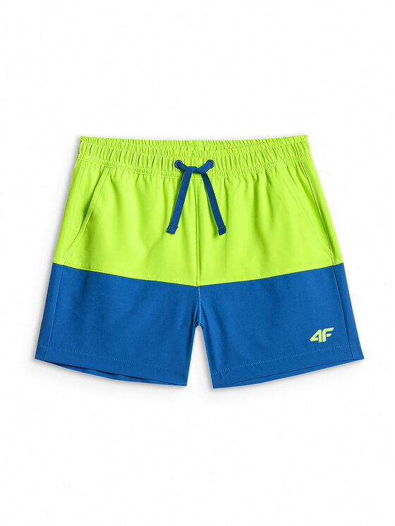 4F 4F Szorty sportowe BEACHSIDE CHILL Zielony Regular Fit