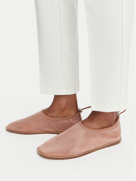 Calvin Klein Calvin Klein Balerinke Stretch Ballerina Shoe Spac Mesh HW0HW03041 Koraljna