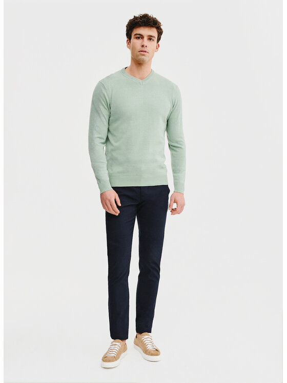 Pako Lorente Pako Lorente Sweter P25SB-2X-001 Zielony Classic Fit