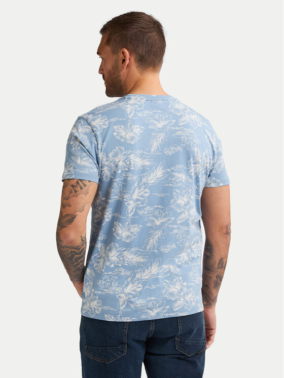 Petrol Industries Petrol Industries T-shirt M-1050-TSR623 Svijetloplava Regular Fit