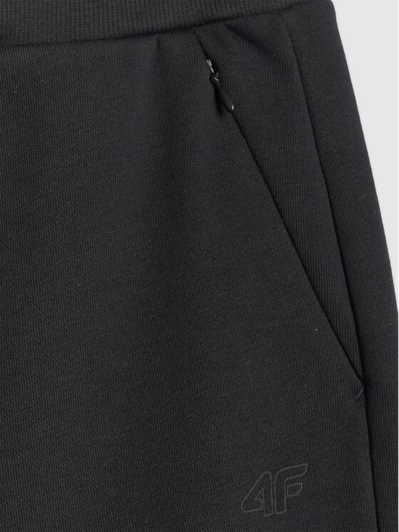 4F 4F Pantaloni da tuta 4FRMM00TTROF1843-20S Nero Regular Fit