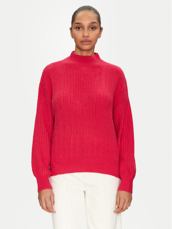 Morgan Morgan Rollkragenpullover 251-MFLAMAN Rot Regular Fit