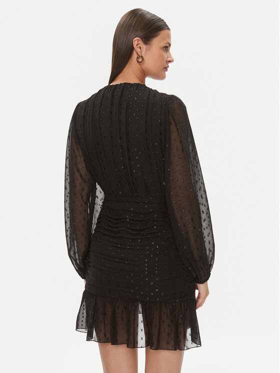 MAX&Co. MAX&Co. Kokteilinė suknelė Rinviato 72242123 Juoda Regular Fit