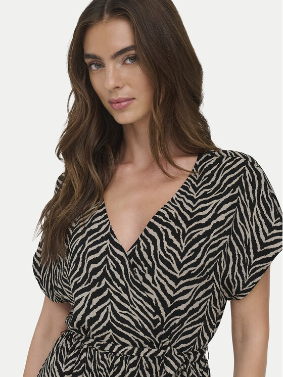 ONLY ONLY Rochie de zi Zilla Adele 15357778 Negru Regular Fit