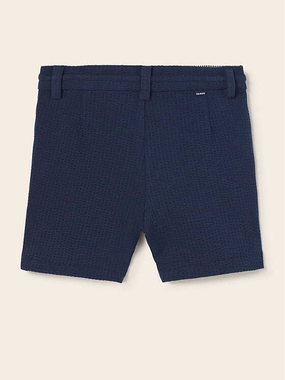 Mayoral Mayoral Шорти от плат 1287 Тъмносин Regular Fit