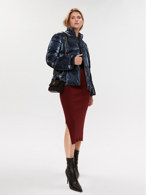 Guess Guess Pūkinė striukė W3BL25 WFR90 Tamsiai mėlyna Regular Fit