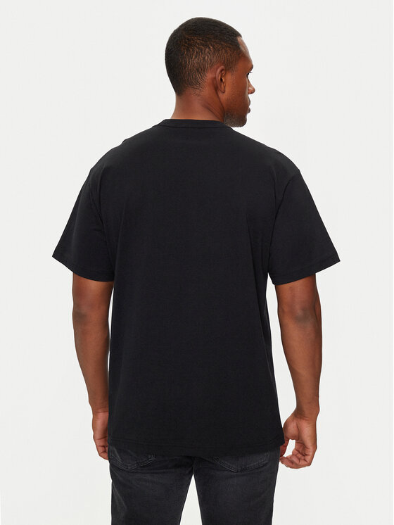 Versace Jeans Couture Versace Jeans Couture T-Shirt 77GAHE05 CJ00E Czarny Regular Fit
