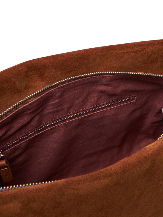 Coccinelle Coccinelle Дамска чанта P6P Boheme Suede Bimaterial E1 P6P 19 02 01 Кафяв
