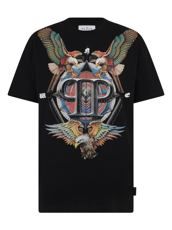 PHILIPP PLEIN PHILIPP PLEIN T-Shirt 29023 Czarny Regular Fit