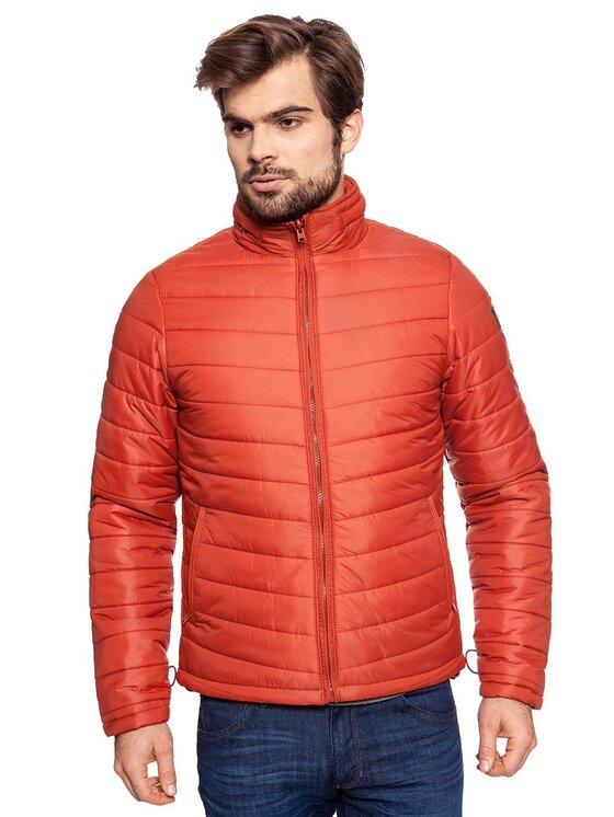 Wrangler Wrangler Giubbotto invernale THE THERMAL Rosso Slim Fit