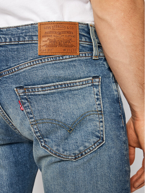 Levi's® Džinsai 511™ 04511-4852 Tamsiai mėlyna Slim Fit • Modivo.lt
