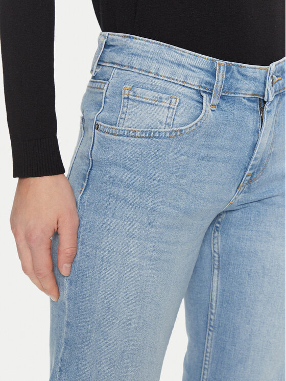 ONLY ONLY Jeans hlače Lopez 15339694 Modra Straight Fit