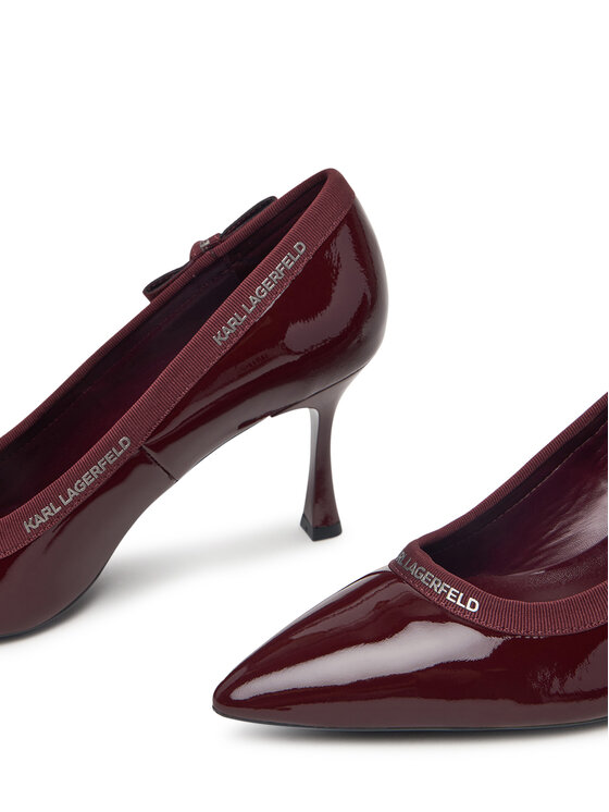 KARL LAGERFELD KARL LAGERFELD Lodičky Sienna KL32708R Bordó