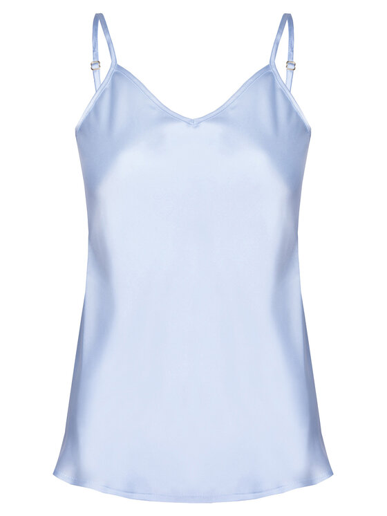 Cat&Cat Cat&Cat Top jedwabny Błękitny Regular Fit