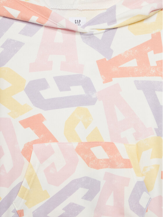 Gap Gap Majica dugih rukava 723295-01 Šarena Regular Fit