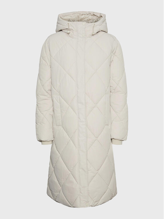 Vero Moda Vero Moda Зимно яке Adelaloa 10267606 Екрю Regular Fit