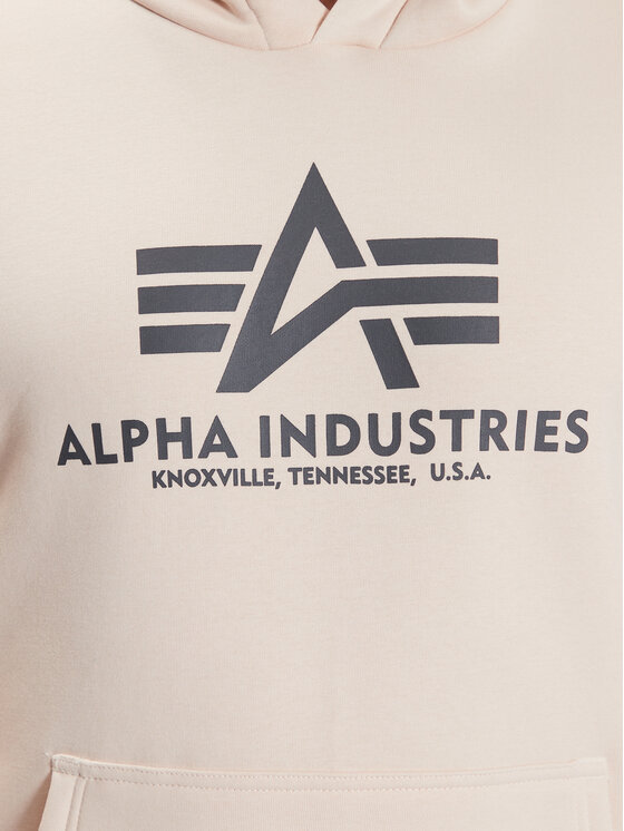 Alpha Industries Alpha Industries Bluza Basic 178312 Beżowy Regular Fit