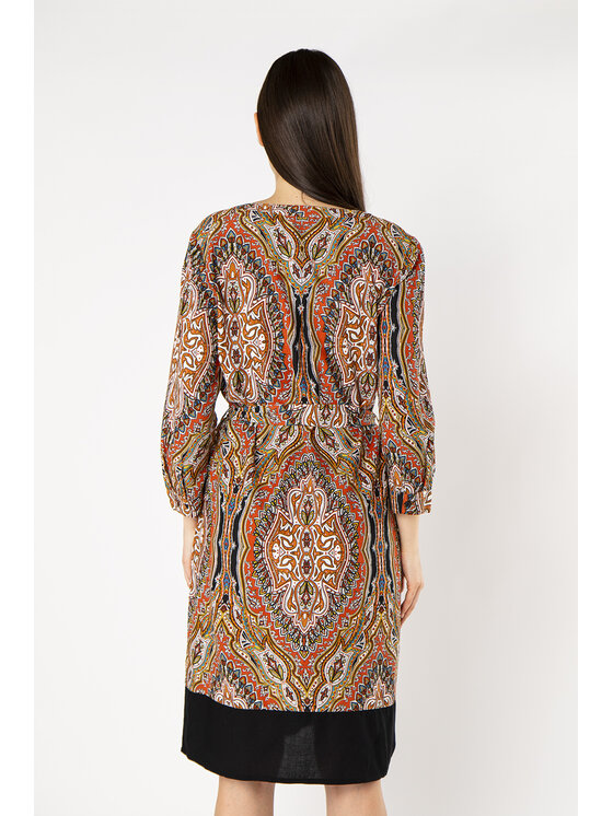 QUIOSQUE QUIOSQUE Každodenné šaty SUCCOSA DRESS Hnedá Regular Fit