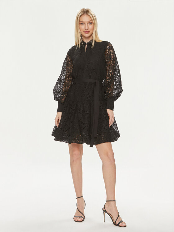 Bruuns Bazaar Bruuns Bazaar Sukienka koktajlowa Avril BBW3835 Czarny Regular Fit