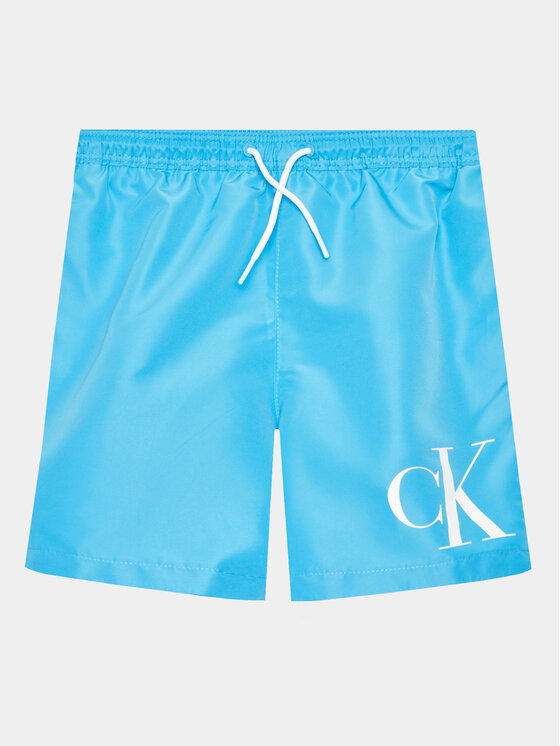 Calvin Klein Swimwear Плувни шорти KV0KV00023 Син Regular Fit