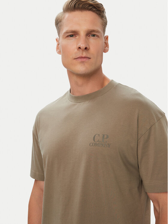 C.P. Company C.P. Company Футболка 21CMTS135A005100W Бежевий Regular Fit