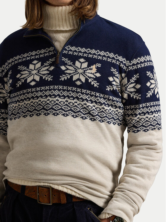 Polo Ralph Lauren Polo Ralph Lauren Pulover 710952254001 Bež Regular Fit