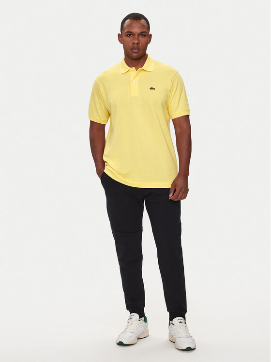 Lacoste Lacoste Polo marškinėliai L1212 Geltona Regular Fit