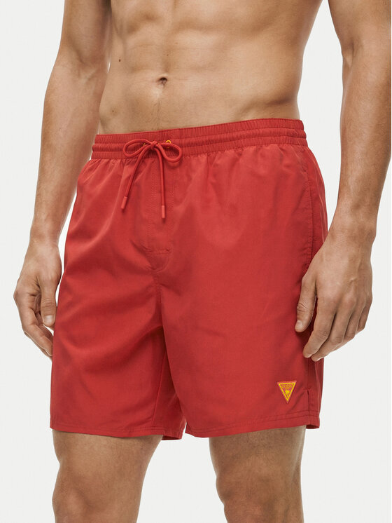 Guess Guess Σορτς κολύμβησης F6GT24 WG282 MEDIUM Κόκκινο Regular Fit