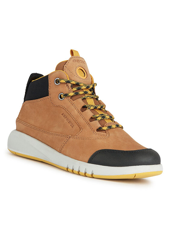 Geox Geox Gležnjarji J Aeranter Boy Abx J04CYA 0CL11 C6F2G S Rjava