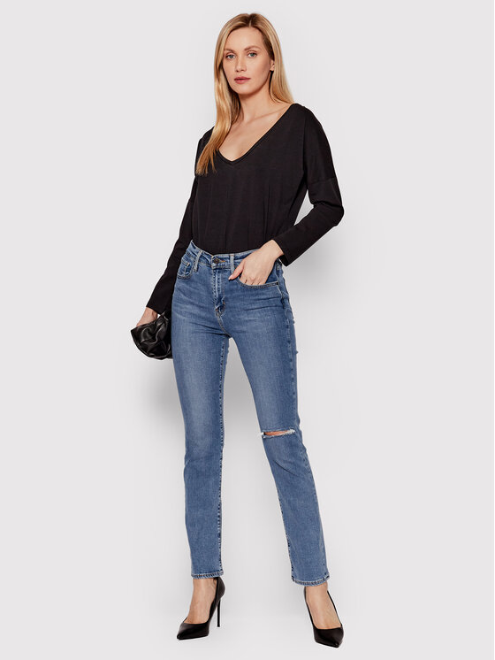 Blusa Simple Way DK-004 Nero Relaxed Fit