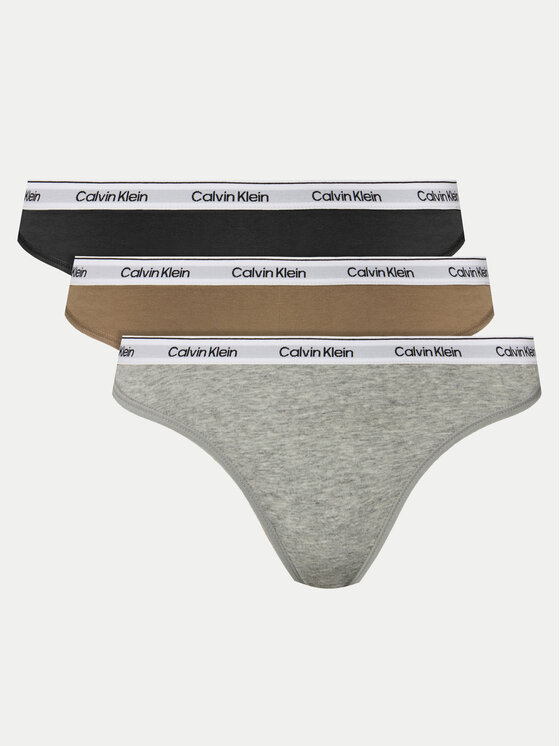 Calvin Klein Underwear Calvin Klein Underwear Набір з 3 пар стрінгів 000QD5209E Кольоровий