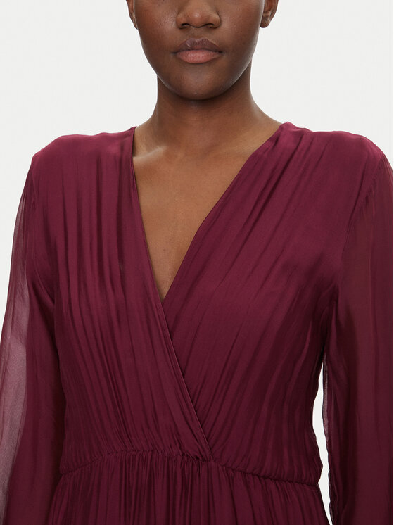 Dixie Dixie Rochie de vară A207W050 Vișiniu Regular Fit