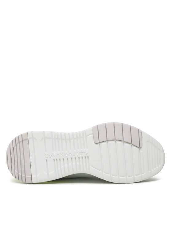 Calvin Klein Jeans Calvin Klein Jeans Αθλητικά Comfair Runner Su-Mesh Mono W YW0YW00887 Λευκό