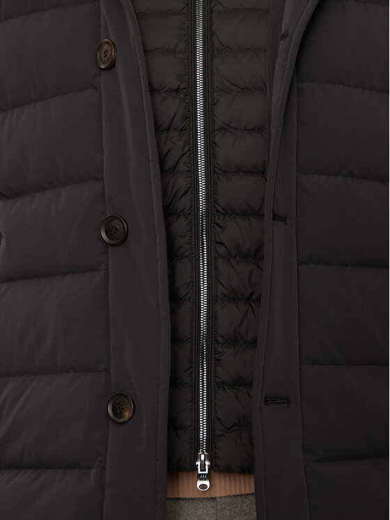 Hetregó Hetregó Daunenjacke Urban 8N431 Schwarz Regular Fit