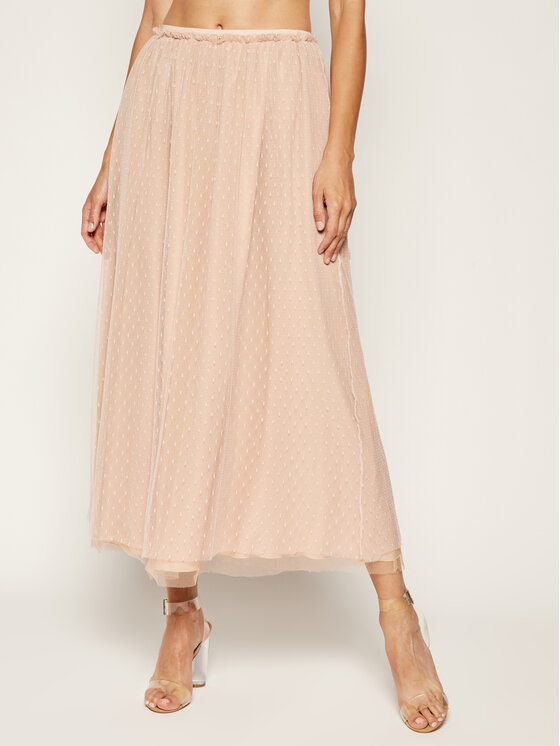 Red Valentino Maxi krilo SR0RA380 Roza Regular Fit