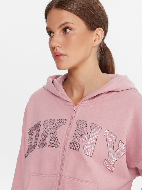 DKNY Sport DKNY Sport Majica dugih rukava DP5J9670 Ružičasta Regular Fit