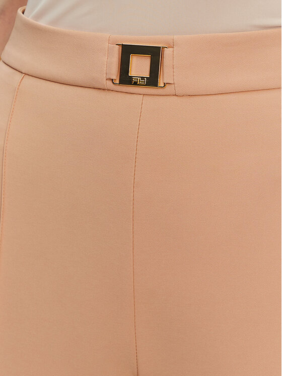 ARTIGLI ARTIGLI Hlače iz tkanine ACPA000912 Roza Regular Fit