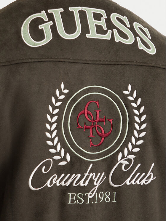 Guess Guess Bomberjacke M6YL23 W2814 Dunkelgrün Regular Fit