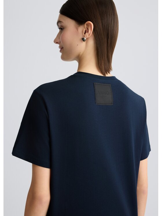 Liu Jo Liu Jo T-shirt CA5392J6308X0234 Celeste Regular Fit
