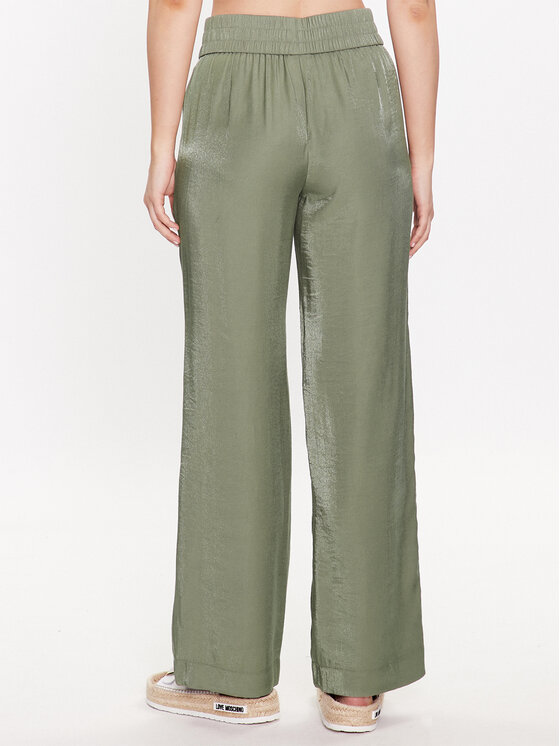 Olsen Olsen Hlače 14002060 Kaki Regular Fit