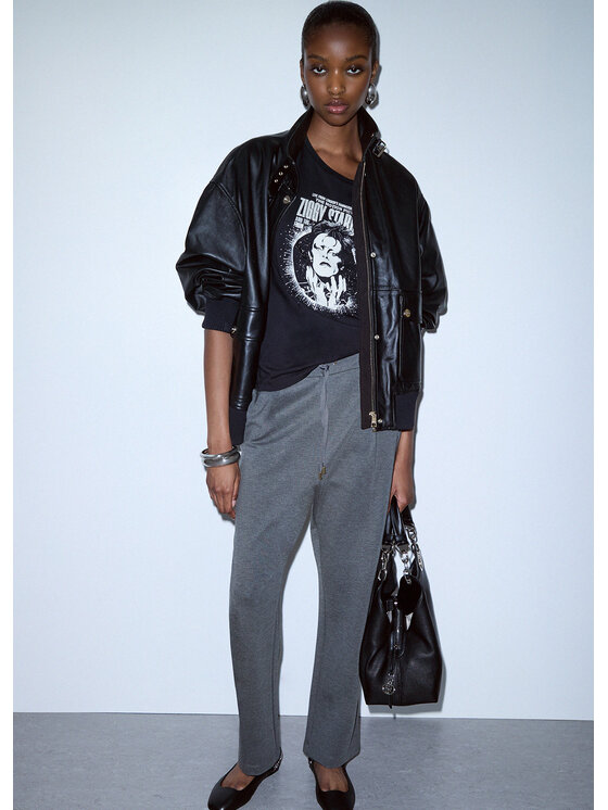 Liu Jo Liu Jo Pantaloni di tessuto TF6220J397002062 Grigio Regular Fit