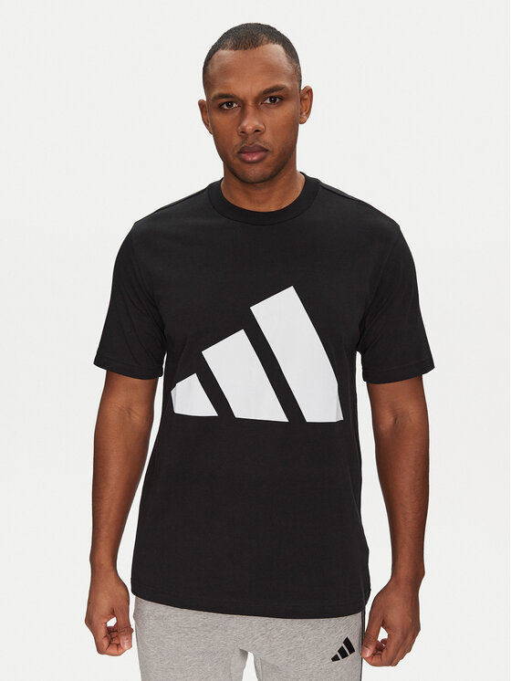 adidas adidas T-Shirt Essentials Big Logo JE8945 Černá Regular Fit