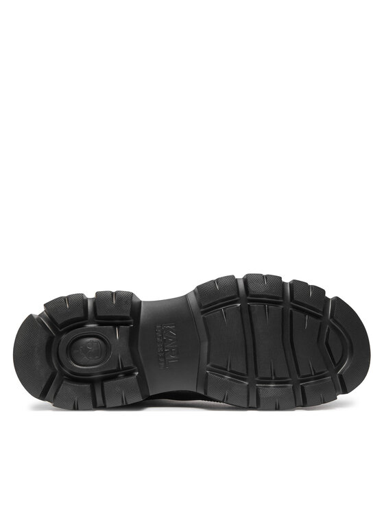 KARL LAGERFELD KARL LAGERFELD Kotníková obuv s elastickým prvkem KL43534 Černá