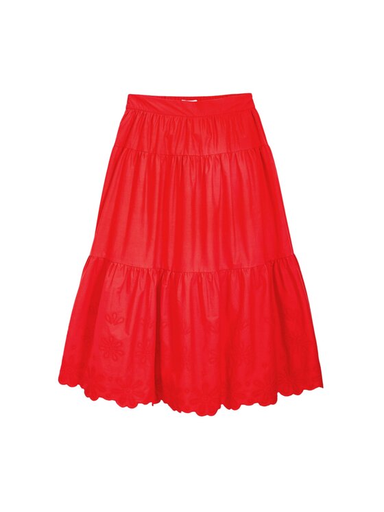 Desigual Desigual Gonna midi Fal tolstoi Rosso Regular Fit