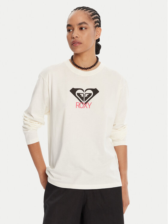Roxy Roxy Bluse Hangloose Art Ls ERJZT06035 Écru Regular Fit