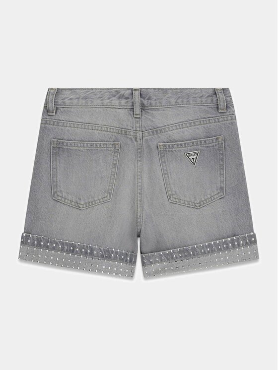 Guess Kids Guess Kids Spodnie materiałowe 181319 Szary Regular Fit